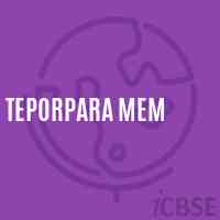 Teporpara Mem Middle School Logo