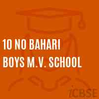 10 No Bahari Boys M.V. School Logo