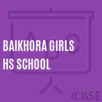 Baikhora Girls Hs School Logo