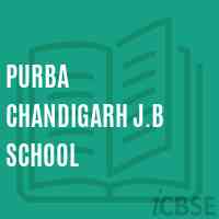 Purba Chandigarh J.B School Logo