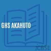 Ghs Akahuto School Logo