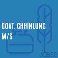 Govt. Chhinlung M/s School Logo