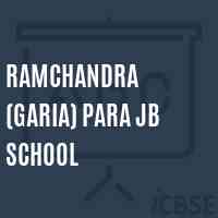 Ramchandra (Garia) Para Jb School Logo