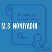 M.S. Noniyadih Middle School Logo