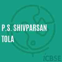 P.S. Shivparsan Tola Primary School Logo