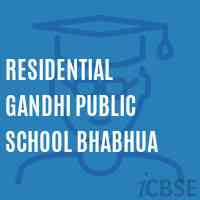 Residential Gandhi Public School Bhabhua Logo