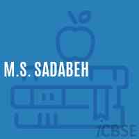 M.S. Sadabeh Middle School Logo