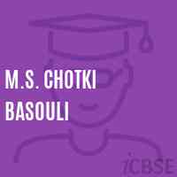 M.S. Chotki Basouli Middle School Logo