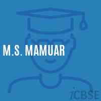 M.S. Mamuar Middle School Logo