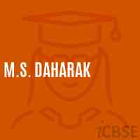 M.S. Daharak Middle School Logo