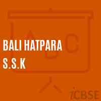 Bali Hatpara S.S.K Primary School Logo