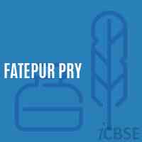 Fatepur Pry Primary School Logo