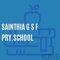 Sainthia G S F Pry.School Logo