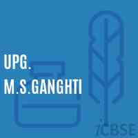 Upg. M.S.Ganghti Middle School Logo