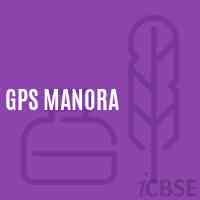 Gps Manora Primary School Logo