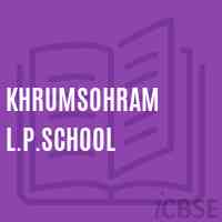 Khrumsohram L.P.School Logo