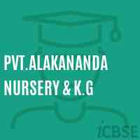 Pvt.Alakananda Nursery & K.G Primary School Logo