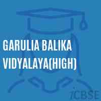 Garulia Balika Vidyalaya(High) Secondary School Logo
