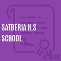 Satberia H.S School Logo