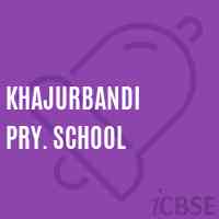 Khajurbandi Pry. School Logo