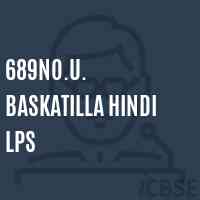 689No.U. Baskatilla Hindi Lps Primary School Logo