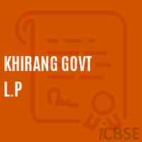 Khirang Govt L.P Primary School Logo