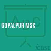 Gopalpur Msk School Logo