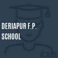 Deriapur F.P. School Logo