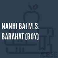 Nanhi Bai M.S. Barahat (Boy) Middle School Logo
