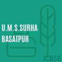 U.M.S.Surha Basatpur Middle School Logo