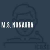 M.S. Nonaura Middle School Logo