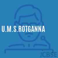 U.M.S.Rotganna Middle School Logo