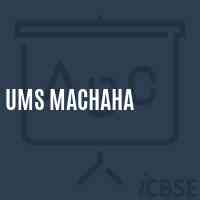 Ums Machaha Middle School Logo