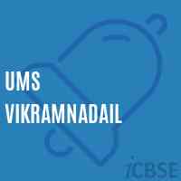 Ums Vikramnadail Middle School Logo