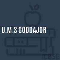 U.M.S Goddajor Middle School Logo