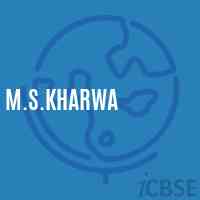 M.S.Kharwa Middle School Logo