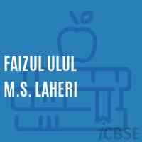 Faizul Ulul M.S. Laheri Senior Secondary School Logo