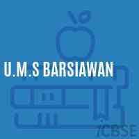 U.M.S Barsiawan Middle School Logo
