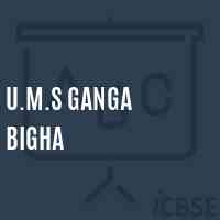 U.M.S Ganga Bigha Middle School Logo