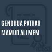 Gendhua Pathar Mamud Ali Mem Middle School Logo