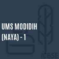 Ums Modidih (Naya) - 1 Middle School Logo