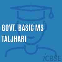 Govt. Basic Ms Taljhari Middle School Logo