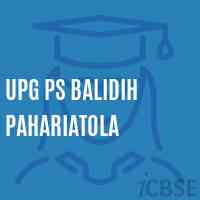 Upg Ps Balidih Pahariatola Primary School Logo