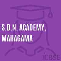 S.D.N. Academy, Mahagama Secondary School Logo
