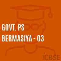 Govt. Ps Bermasiya - 03 Primary School Logo
