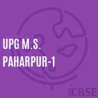 Upg M.S. Paharpur-1 Middle School Logo