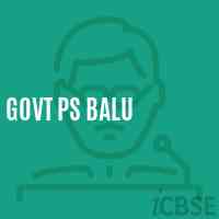 Govt Ps Balu Primary School Logo