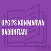 Upg Ps Konmarwa Babhnitari Primary School Logo