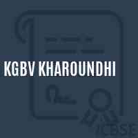 Kgbv Kharoundhi High School Logo