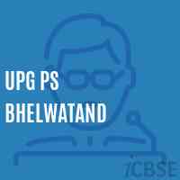 Upg Ps Bhelwatand Primary School Logo